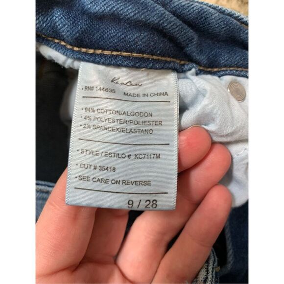 Kancan Estilo Button Fly distressed Jeans 9/28 - Picture 3 of 5